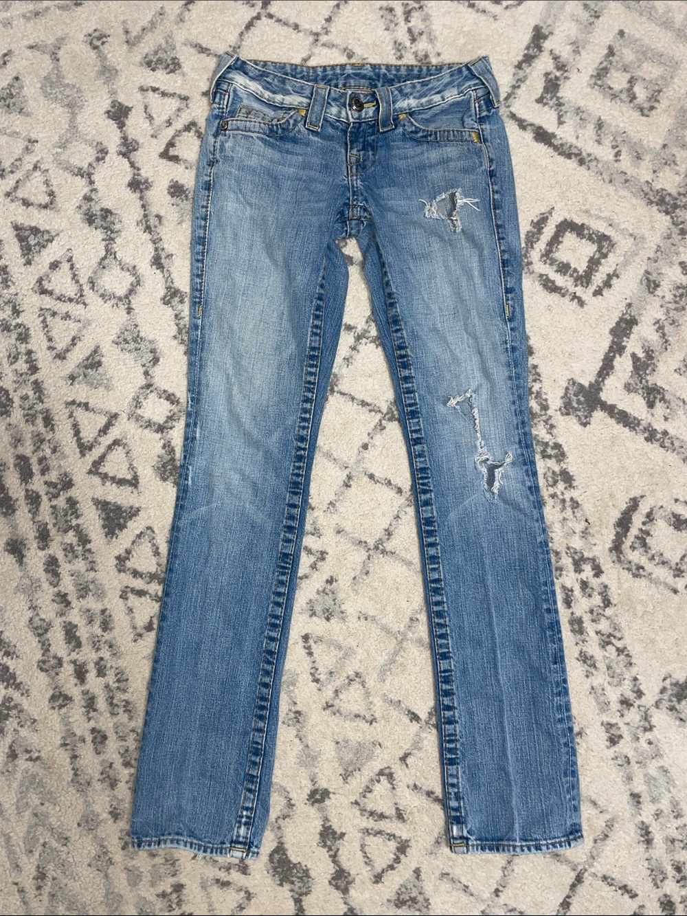 Vintage True Religion Low Rise Bootcut Jeans